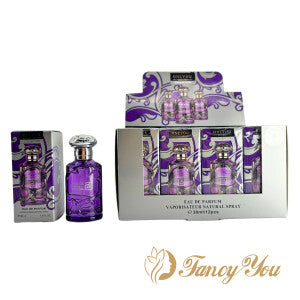 MINI PERFUME HOMBRE 30ML VIOLETA T/PLATEADA