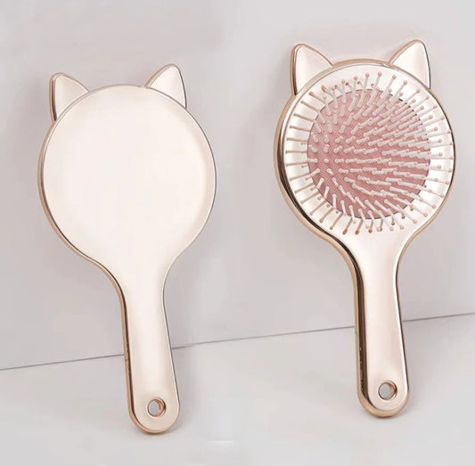 Cepillo para el pelo GATITO METALIZADO ELOISE