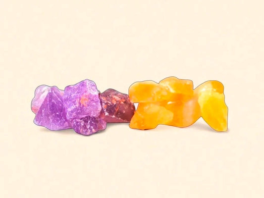 Piedra Amatista / Citrino Bruto x 100g