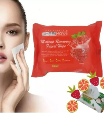 toallitas desmaquillantes 25pcs fresa