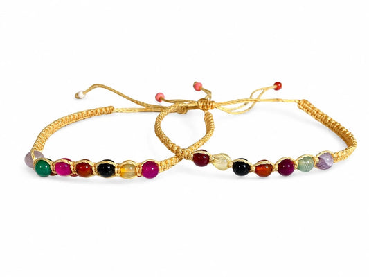 Pulsera Trenzada 7 Chakras X 1