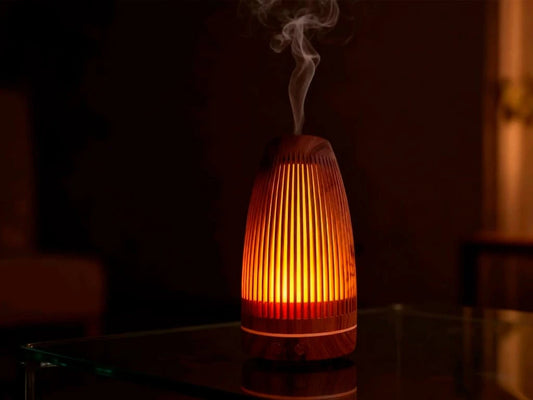 HUMIDIFICADOR RAYADO ALTO SIMIL MADERA SIN FILTRO
