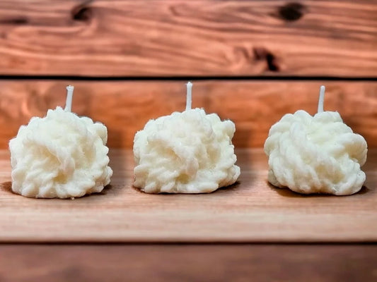 Velas Nudo de Cera Vegetal x 16
