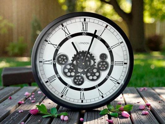 RELOJ DE ENGRANAJES GIRATORIOS 46CM