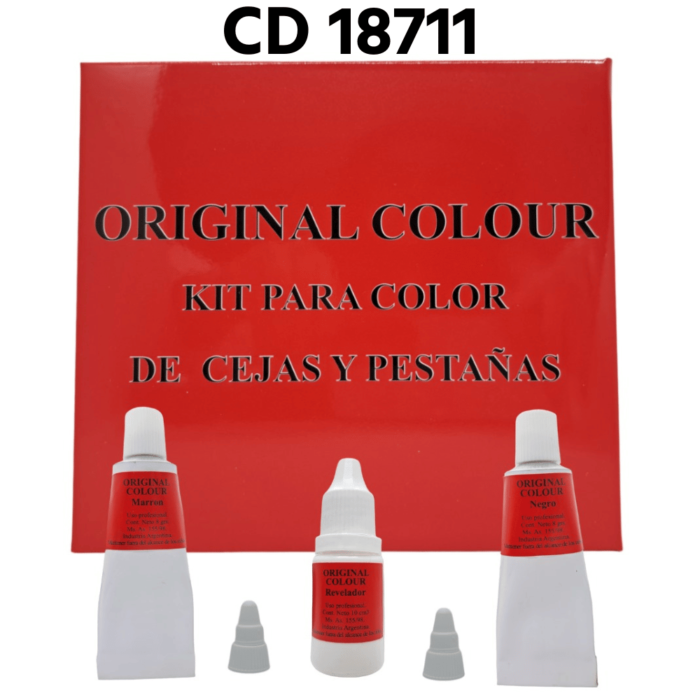 KIT PARA COLOR DE CEJAS Y PESTAÑAS ORIGINAL COLOUR LASH
