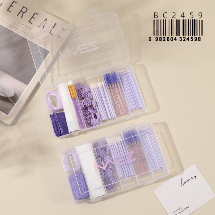 Kit completo de herramientas para lifting de pestañas, con estuche organizador NAEZ
