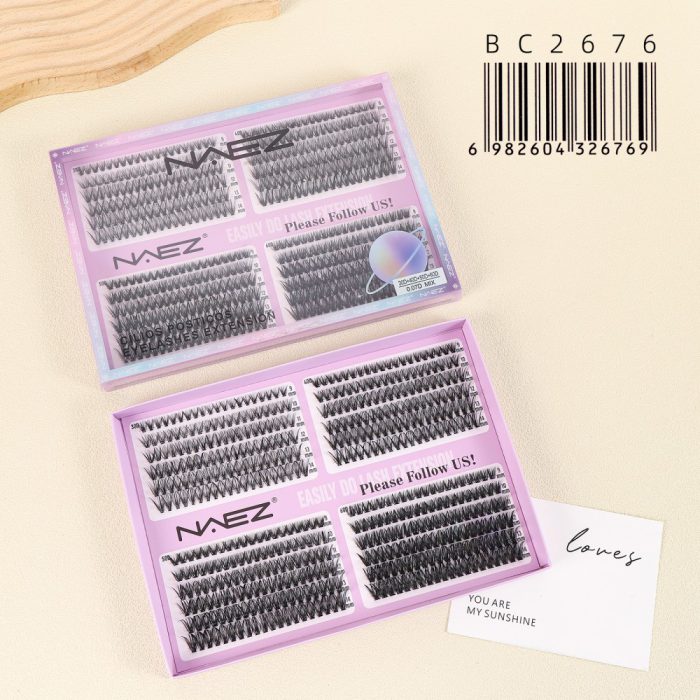 Extensiones de Pestañas en Racimo 30D, 40D, 50D y 60D NAEZ