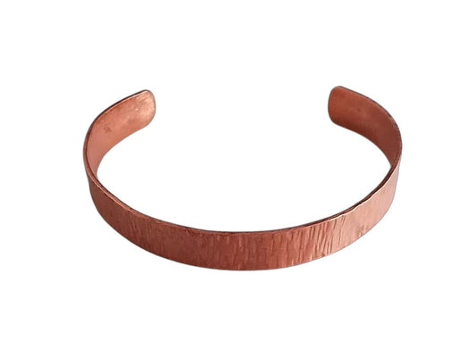 PULSERA MAGNETICA COBRE ANCHA LISA / LABRADA TAMAÑO GRANDE