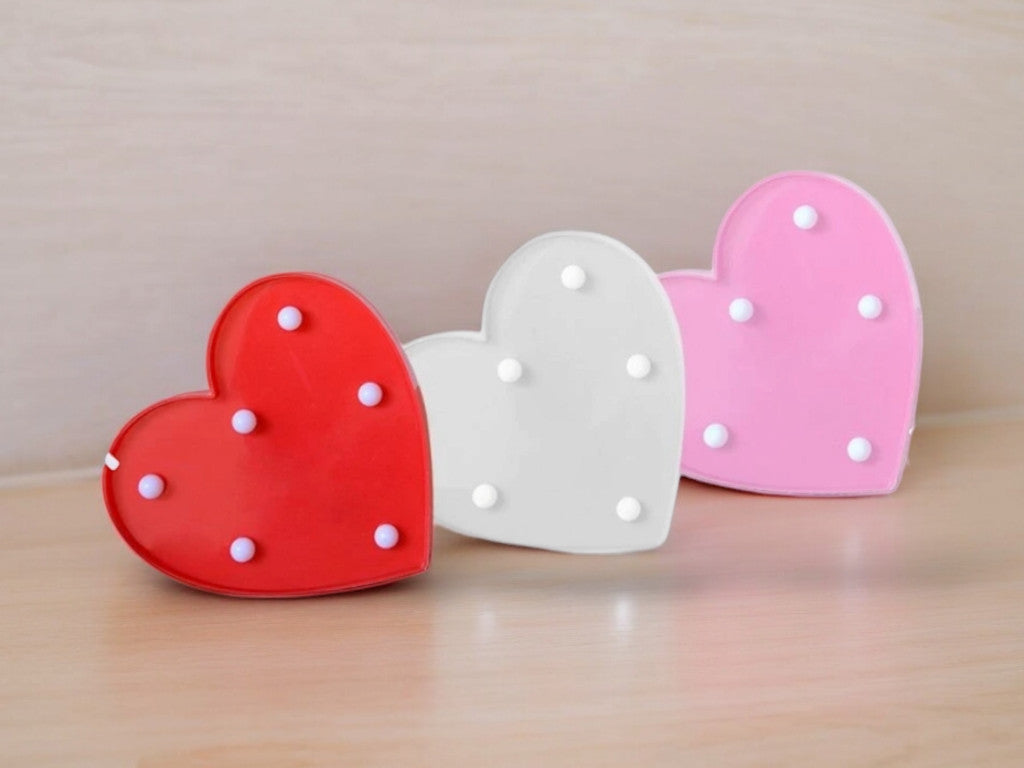 Corazón Luces LED 17 x 16 cm