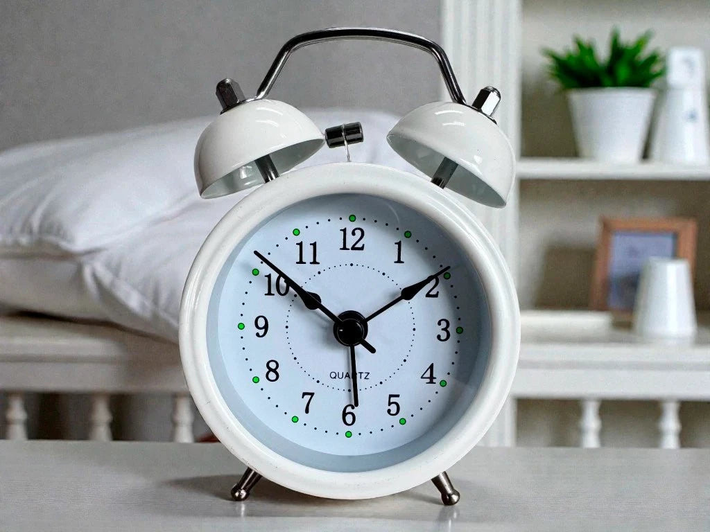 RELOJ DESPERTADOR DOBLE CAMPANA 12CM