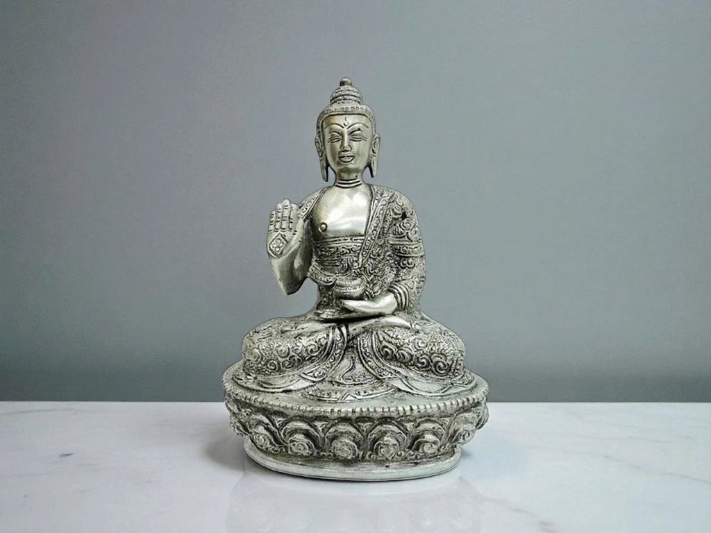 Bronce Buda Tallado con Historia | Medida 25 cm