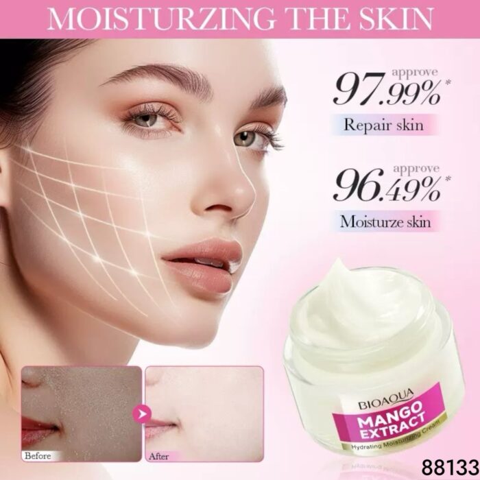 BIOAQUA Mango Extract Hydrating Moisturizing Nourishing Brightening Face Cream Skin