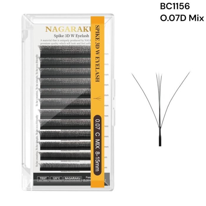 EXTENSIONES DE PESTAÑAS TECNOLOGICAS SPIKE 3D W NAGARAKU 0.07D MIX –