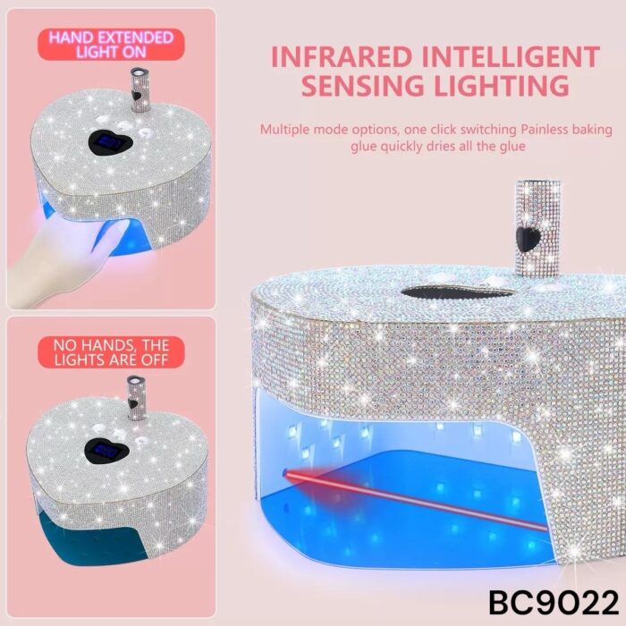 CABINA CON LINTERNA UV/LED INALAMBRICO 86W