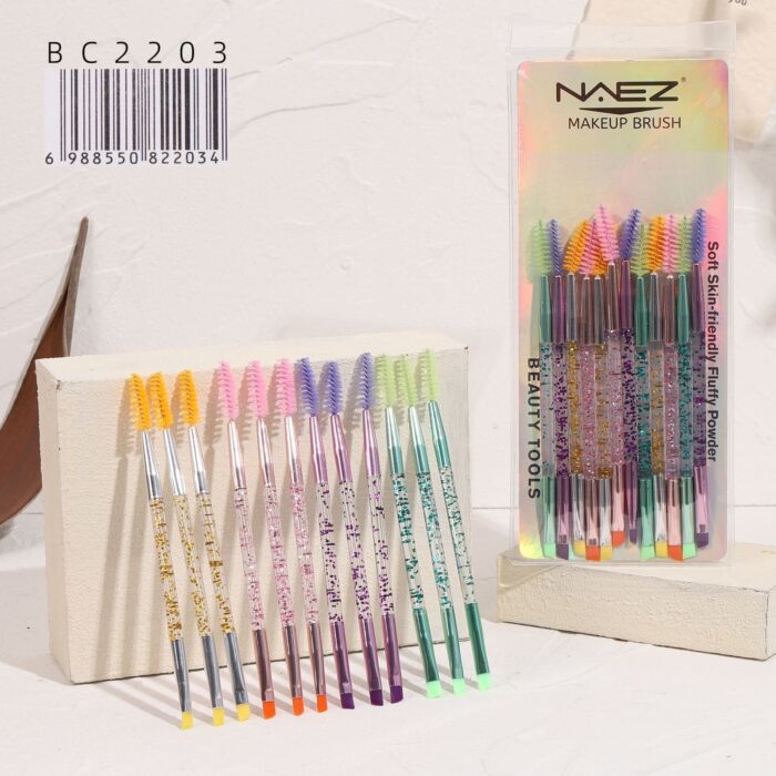 SET PINCEL DOBLE CON CEPILLO 12PCS NAEZ
