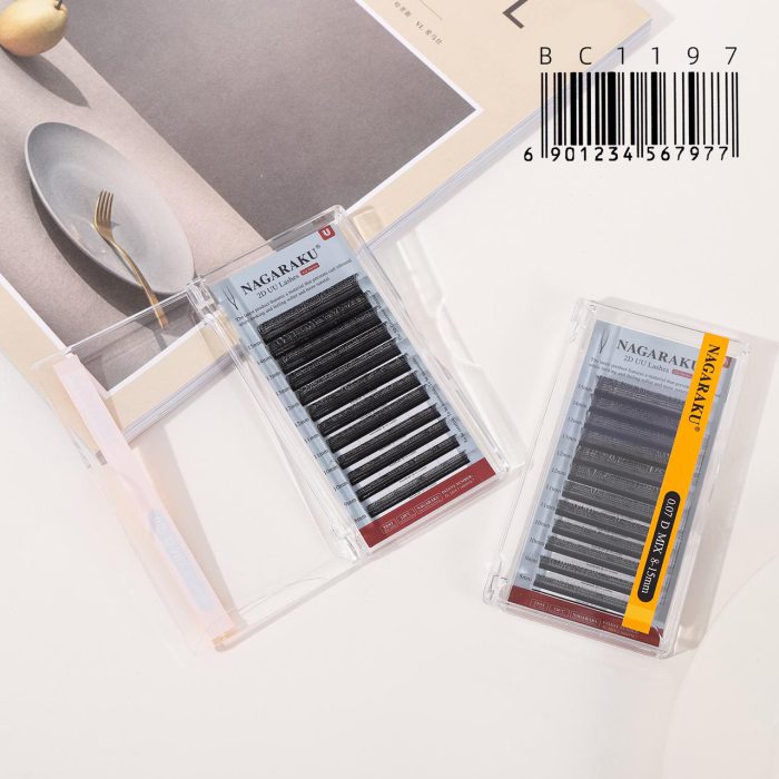 EXTENSIONES DE PESTAÑAS TECNOLOGICAS 2D UU NAGARAKU 0.07D MIX