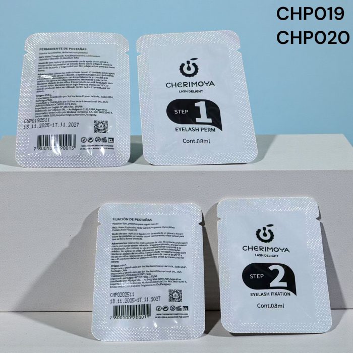 LIFTING DE PESTAÑA PASO 1 Y 2 DE CHERIMOYA