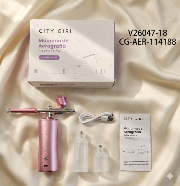 Aerógrafo Inalámbrico Portátil CITY GIRL V26047