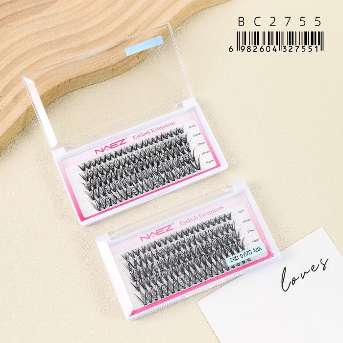 Extensiones de Pestañas en Racimo 30D NAEZ