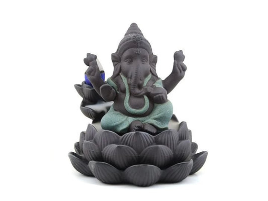 Cascada de Humo Ganesh S/Loto 10,5 cm - ¡Importada y Exclusiva!