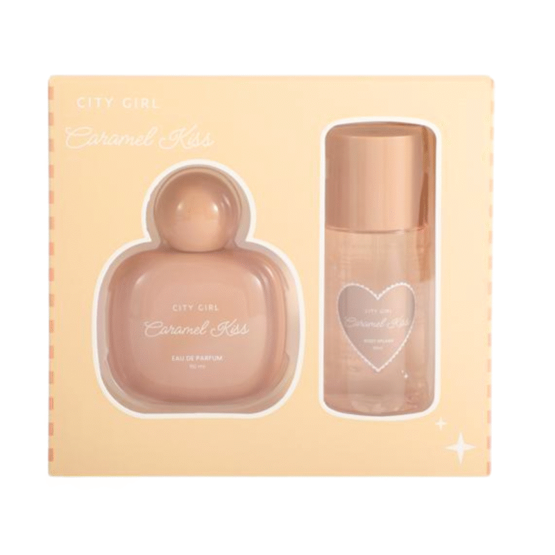 PERFUME CARAMEL KISS 50ml + BODY SPLASH 85ml