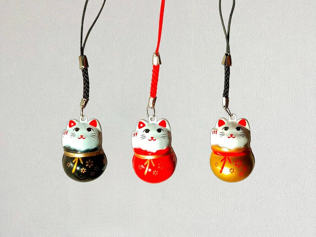 COLGANTE GATO CON CASCABEL PARA CELULAR GRANDE