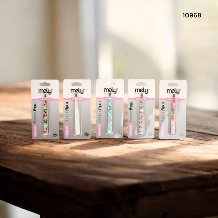 PINZA PARA DEPILAR CEJAS CON DISEÑO SURTIDO MELY