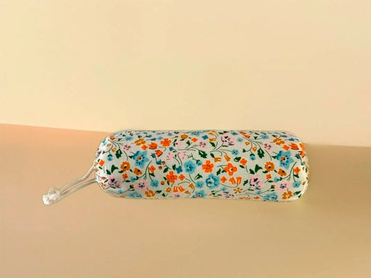 Almohadilla Cervical Bolster con Semillas y Lavanda - Funda Lavable