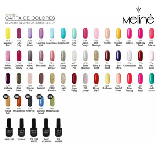 Esmalte semipermanente color MELINE