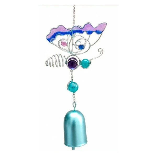 COLGANTE MOVIL MARIPOSA CON CAMPANA Y ANTENAS