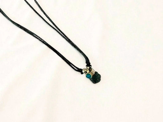 COLLAR TURMALINA CORDON NEGRO