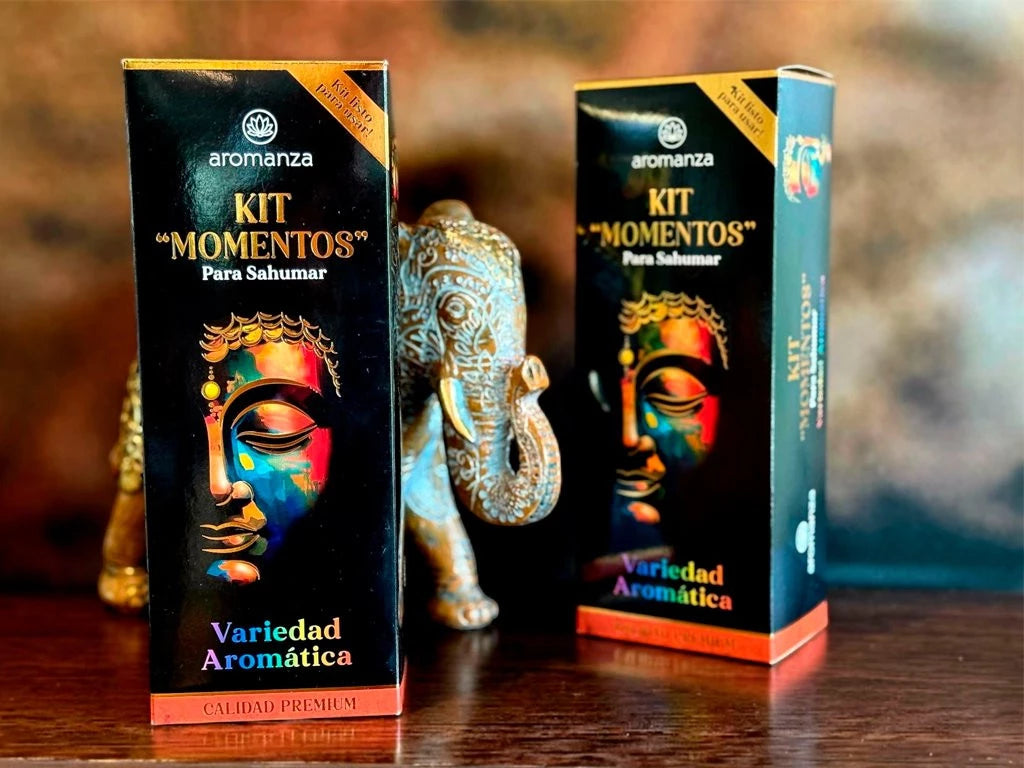 Kit momentos: 30 varillas, 12 conos, porta sah