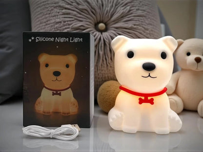 PERRITO LUZ TACTIL 16 CM