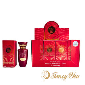 MINI PERFUME ÁRABE MUJER 30ML BORDO T/DORADA