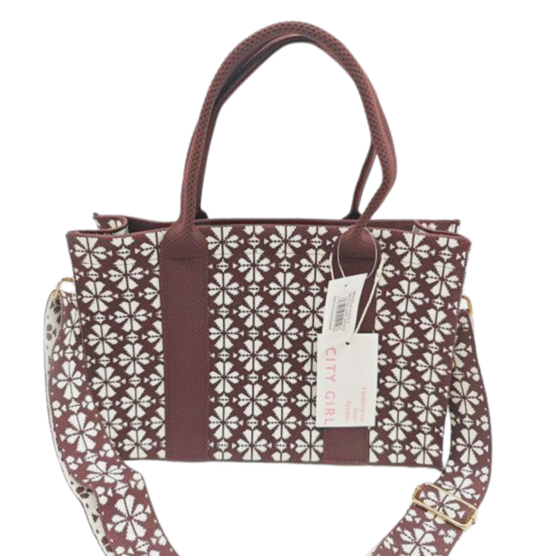 CARTERA DE TELA ESTAMPADA