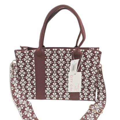 CARTERA DE TELA ESTAMPADA