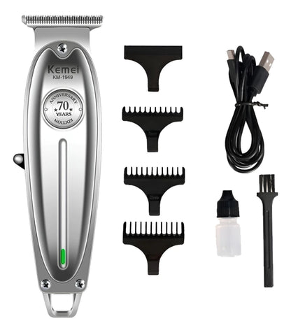 Cortadora de pelo professional KEMEI KM-1949-1 PLATEADA