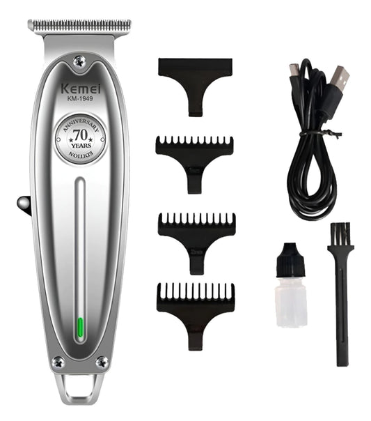 Cortadora de pelo professional KEMEI KM-1949-1 PLATEADA