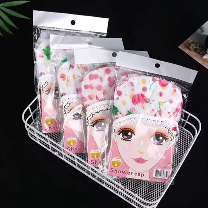 Gorro de baño ESTAMPADO CON ENCAJE SURTIDO