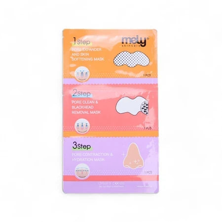3 STEP BLACKHEADS REMOVAL 3PCS MELY