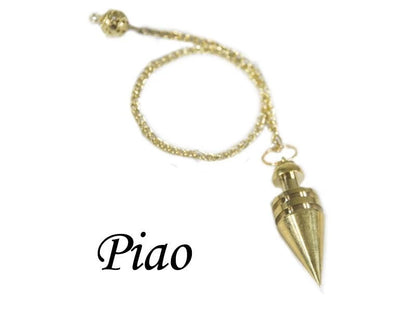 Pendulo de Bronce con Testigo Chico 3.5cm