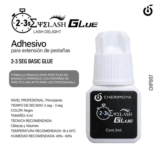 Adhesivo para extensión de pestaña de práctica 5ml Basic Glue 2-3s