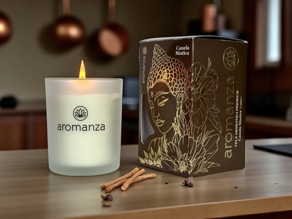Vela aromática premium AROMANZA