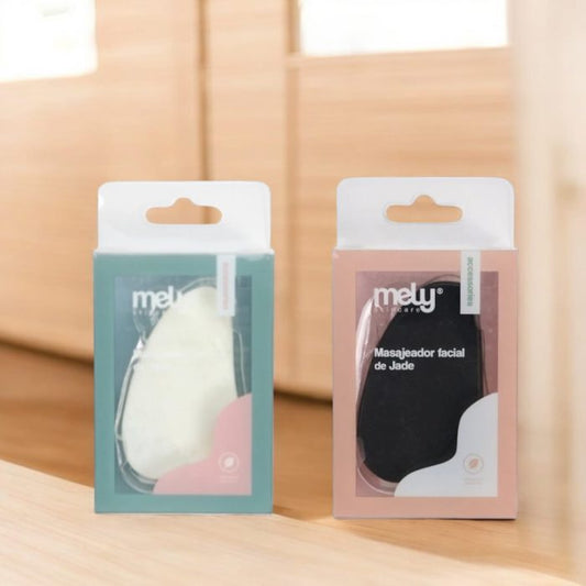 Piedra Guasha Jade Masajeador Purificador Facial MELY