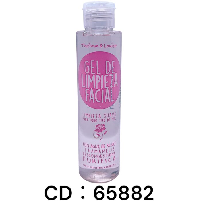 GEL LIMPIEZA FACIAL  CON AGUA DE ROSAS