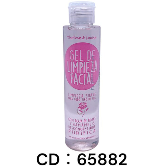 GEL LIMPIEZA FACIAL  CON AGUA DE ROSAS