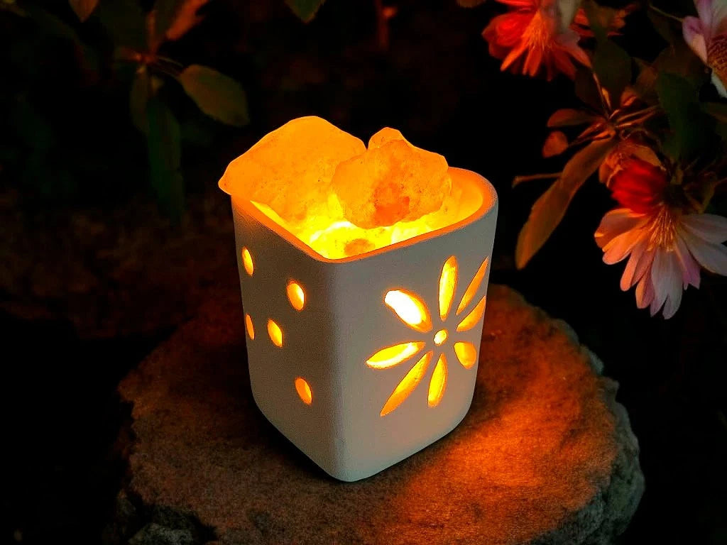 Lámpara de Sal Corazón 9x9cm