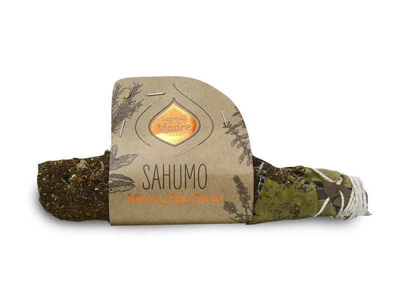 Sahumo de Mirra y Palo Santo Sagrada Madre: Purifica tu hogar