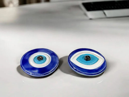 Porta Sah Ojo Turco Redondo Esmaltado 9cm | Modelos Variados
