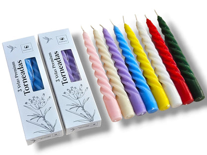 Velas Premium Torneadas 20 cm